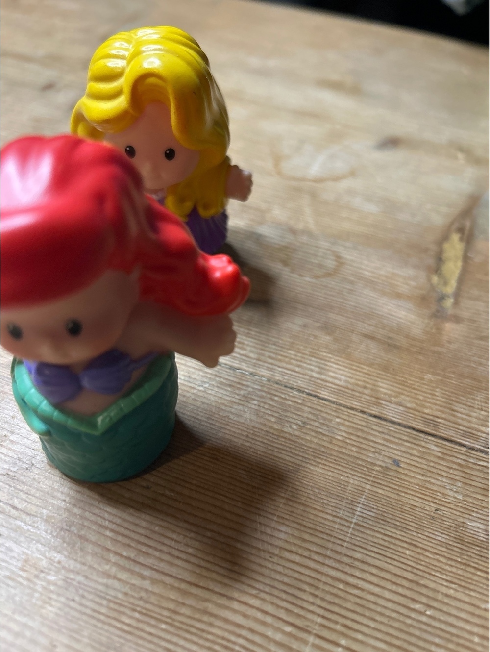 Rapunzel and Ariel little people